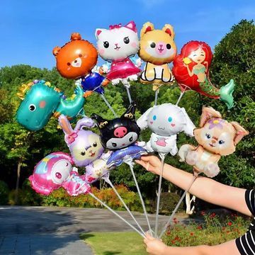 Мини фигуры фольгированные шарики